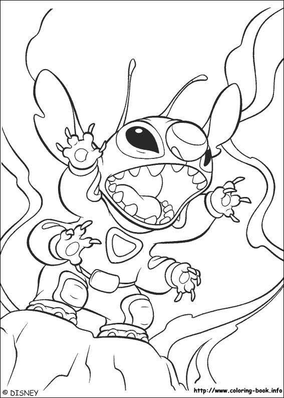 Lilo and Stitch coloring picture